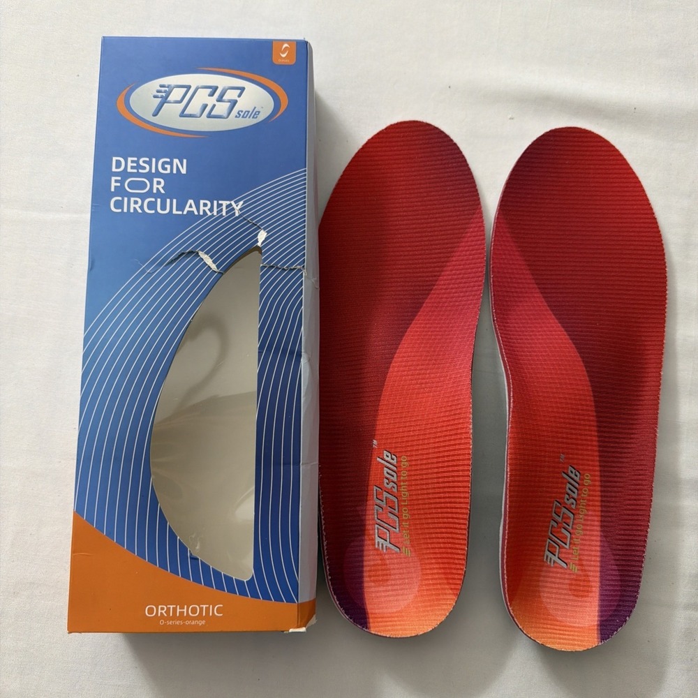 PCSsole Heavy Duty Arch Support InsolesPlantar Fasciitis Orthotic Women's 7.5